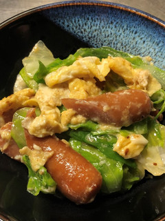 ビールが美味いシャキシャキレタス炒め-レシピのメイン写真