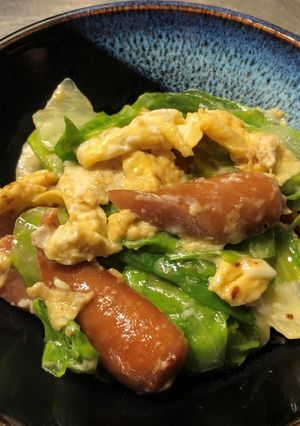 ビールが美味いシャキシャキレタス炒め-レシピのメイン写真