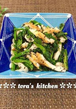 5分de簡単☘️ほうれん草と竹輪のナムル-レシピのメイン写真