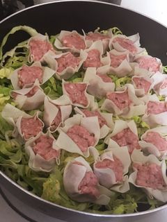 フライパンで簡単♡しゅうまい-レシピのメイン写真