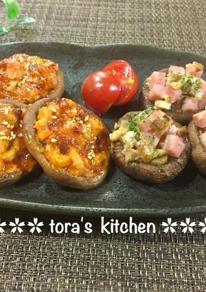 椎茸焼き☘️食べラーマヨ＆ニンニク粒マヨ-レシピのメイン写真