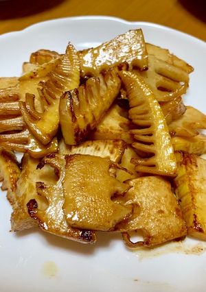 たけのこのバター醤油-レシピのメイン写真