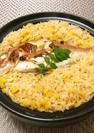 簡単♪土鍋で鯛めし☆-レシピのメイン写真