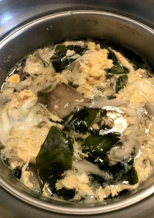 包丁いらず サラダチキン出汁わかめスープ-レシピのメイン写真