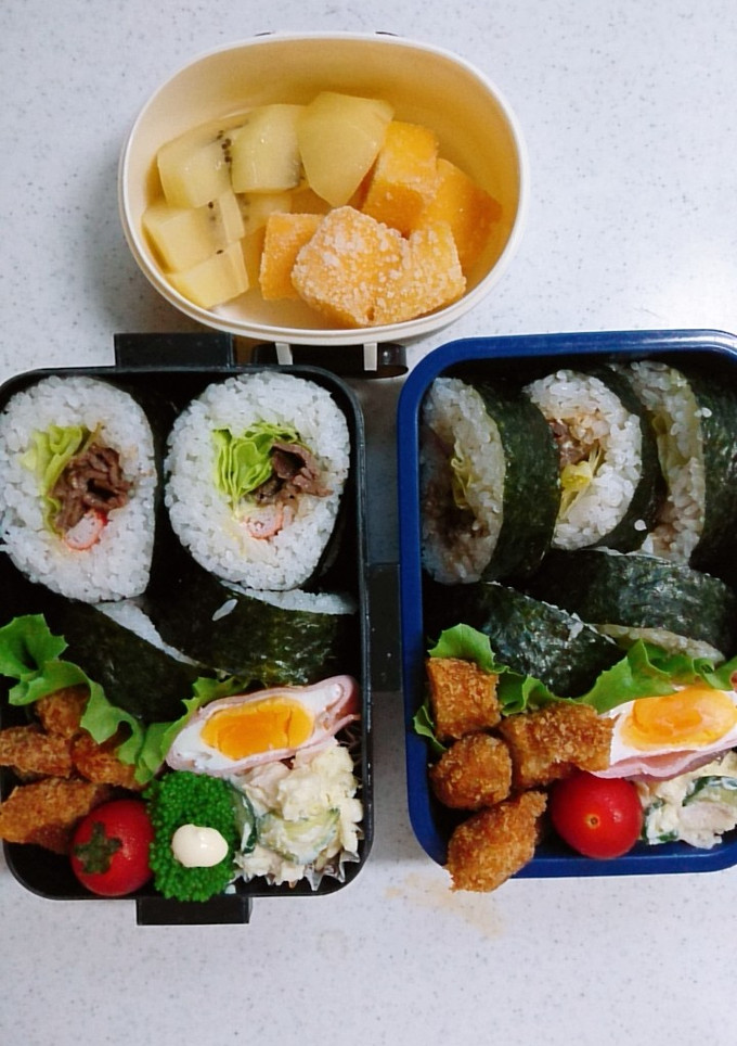 ☆高校生娘と私のお弁当☆17-レシピのメイン写真