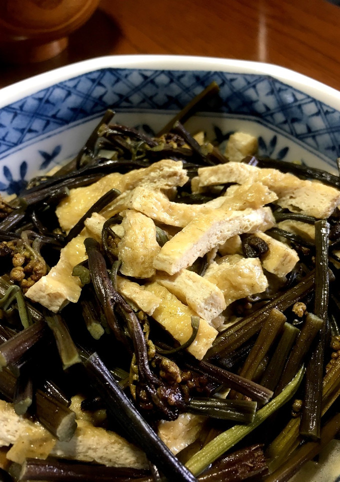旬の楽しみ 意外と簡単 蕨の煮物-レシピのメイン写真