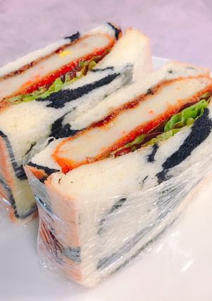 朝食に！コロッケサンド-レシピのメイン写真