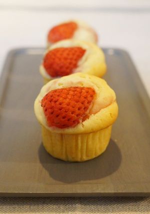 マスカルポーネといちごのマフィン-レシピのメイン写真