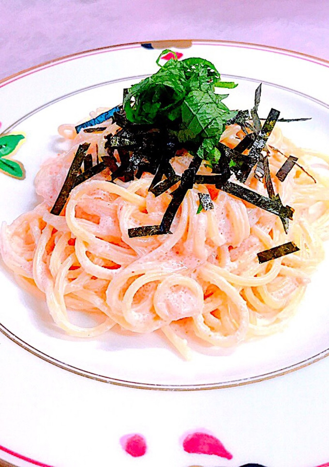 白だしで！超簡単！明太クリームパスタ-レシピのメイン写真
