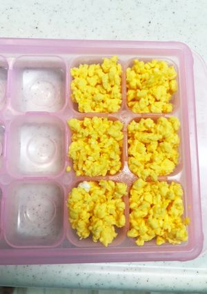 炒り卵〜離乳食中期以降〜-レシピのメイン写真