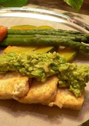 アボカドで食べる☆豆腐のガーリックソテー-レシピのメイン写真