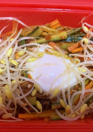 レンジでなんちゃってビビンパ-レシピのメイン写真