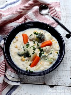 鶏肉とコーンのチーズクリームシチュー-レシピのメイン写真