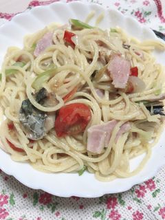 鯖の塩焼きリメイク☆パスタ-レシピのメイン写真