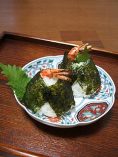 韓国のりの海老フライ★天むす-レシピのメイン写真