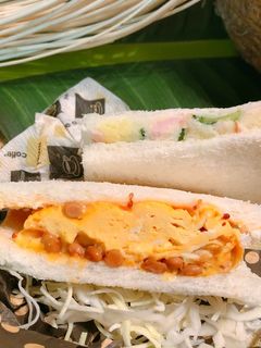 納豆オムレツサンド-レシピのメイン写真