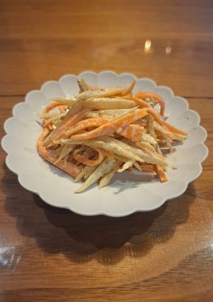 旨さたっぷり★にんじんごぼうマヨサラダ-レシピのメイン写真