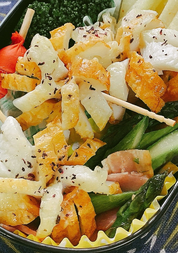 竹輪のゆかり揚げスターマイン お弁当-レシピのメイン写真
