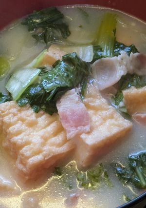 レモン香る 厚揚げと青梗菜のスープ-レシピのメイン写真