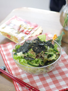 焼き肉屋さんの海苔サラダ-レシピのメイン写真