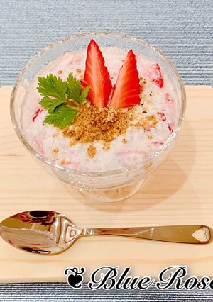 朝食ダイエット♪ストロベリーヨーグルト-レシピのメイン写真