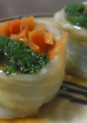 青じそドレかけ蝶鮫スモークのまきまき-レシピのメイン写真