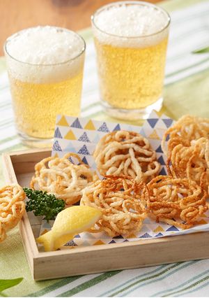 簡単♪ビールに糖質オフ揚げ麺 ダイエット-レシピのメイン写真