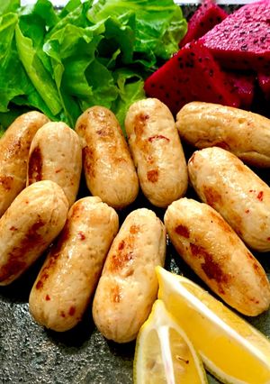 鶏胸肉でピリ辛味噌ソーセージ風-レシピのメイン写真