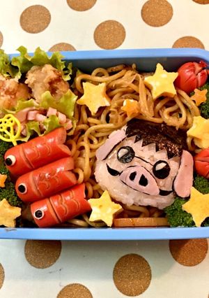紅の豚 ジブリ 弁当 鯉のぼり弁当-レシピのメイン写真