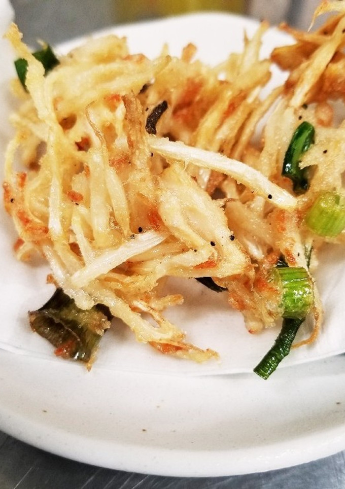 筍とあみエビの鮮やかかき揚げ-レシピのメイン写真