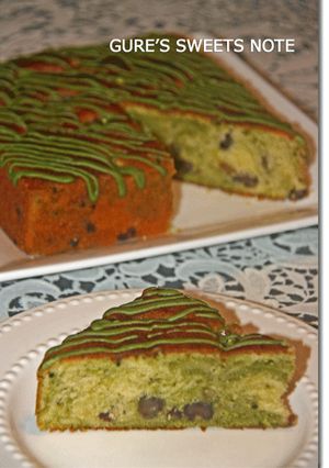 抹茶と白あんのケーキ-レシピのメイン写真