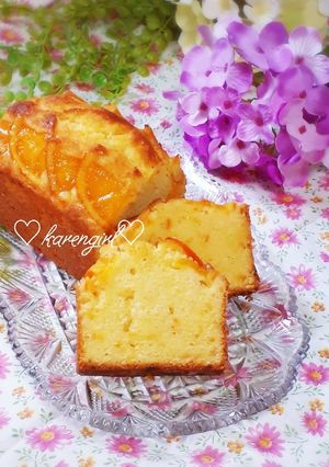 しっとり♡オレンジパウンドケーキ♡-レシピのメイン写真