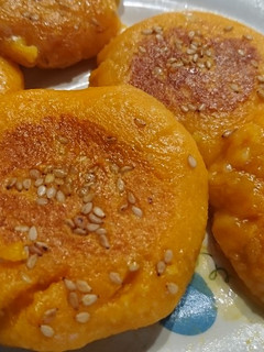 もちもち焼きカボチャ団子-レシピのメイン写真