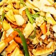 たけのこと牛肉のオイスターソース炒め