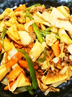 たけのこと牛肉のオイスターソース炒め-レシピのメイン写真