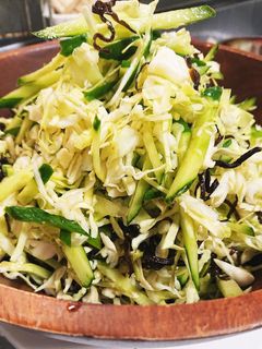 キュウリとキャベツの塩昆布サラダ-レシピのメイン写真