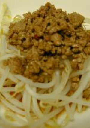 もやし☆肉味噌のせ-レシピのメイン写真