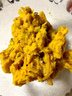 かぼちゃ煮物でサラダ-レシピのメイン写真