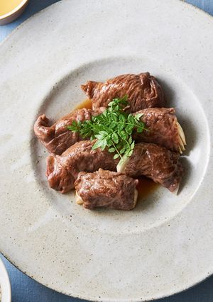 レンジで10分!牛肉の玉ねぎ巻き-レシピのメイン写真