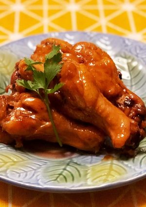 青じそドレッシングで鶏手羽元の煮込み-レシピのメイン写真