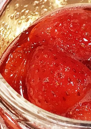 小粒いちごのハチミツ煮♡時短♪簡単♪安心-レシピのメイン写真