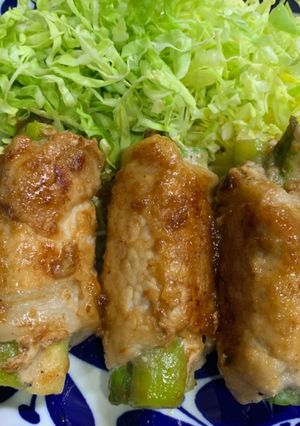 アスパラ肉巻きの焼肉のタレ焼き-レシピのメイン写真