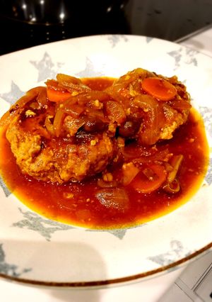 簡単！豪華！煮込み豆腐ハンバーグ♥-レシピのメイン写真