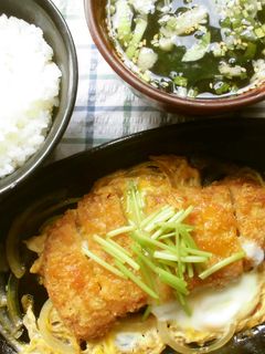 かつ煮定食♪-レシピのメイン写真