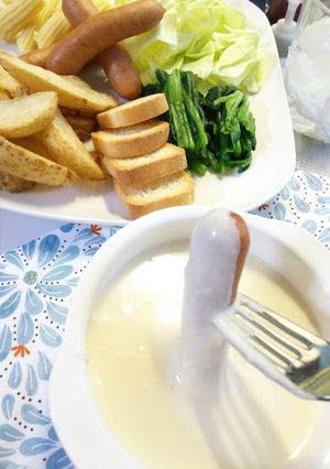 チーズフォンデュ～ホワイトソース仕立-レシピのメイン写真