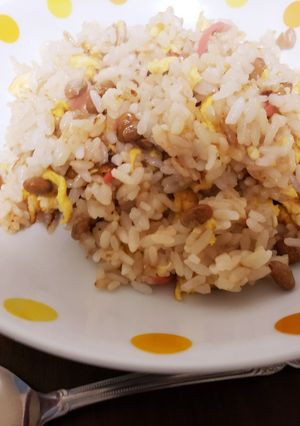 簡単 納豆炒飯-レシピのメイン写真