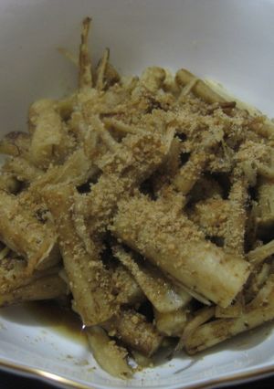 新ごぼうのすり胡麻和え-レシピのメイン写真