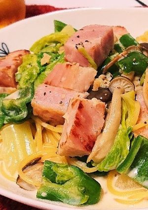 牛乳と余り物野菜で作るスープパスタ-レシピのメイン写真