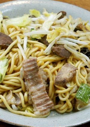 鳥取のホルそば（ホルモン焼きそば）-レシピのメイン写真