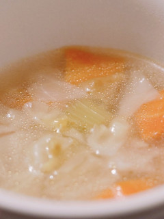 鶏肉のゆで汁のスープ-レシピのメイン写真